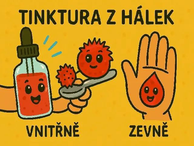 tinktura z Šípkové hálky na obranyschopnost